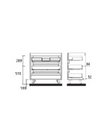 MUEBLE ARENYS 800 BL + LAV