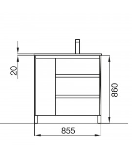 CON.ARENYS 855 BL IZ (ML)