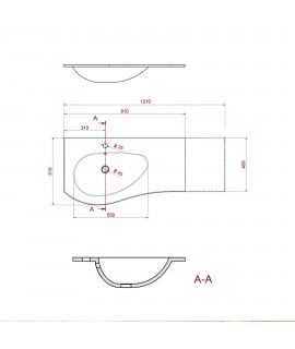 LAV.MAM  900 DCH SOLID SIN GRIFO