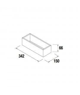 CUBO DIVIS.CAJ.MET.CTX-150X342