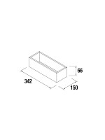 CUBO DIVIS.CAJ.MET.CTX-150X342