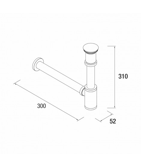 SIFON SMART C/ VALVULA CLICKER