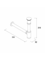 SIFON SMART C/ VALVULA CLICKER